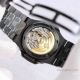 PPF Factory Patek Philippe Nautilus Black and White Watch Swiss AAA Copy (4)_th.jpg